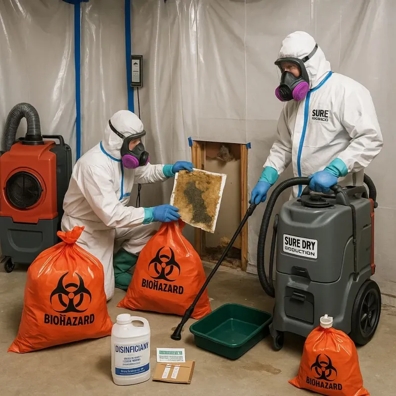 Contaminated Water Handling Protocols process in Wild Peach Village, TX