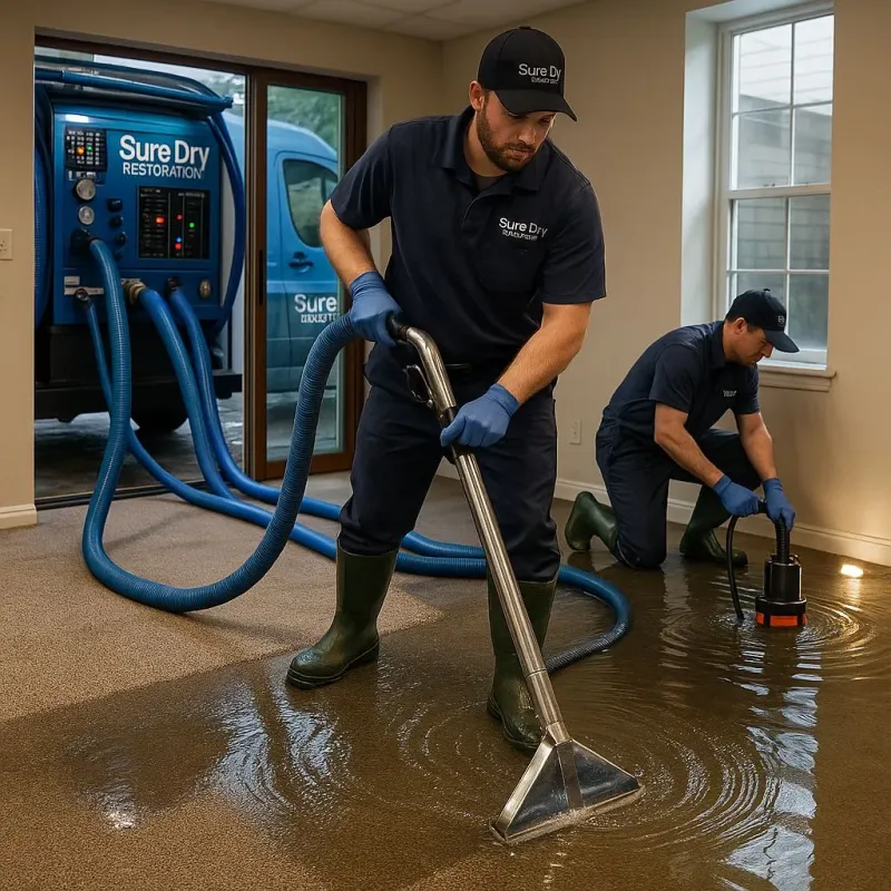 Water Extraction and Removal process in Wild Peach Village, TX